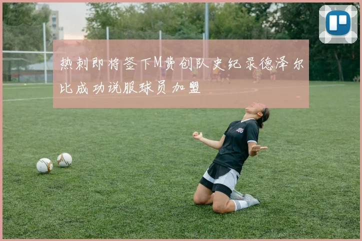 热刺即将签下M费创队史纪录德泽尔比成功说服球员加盟